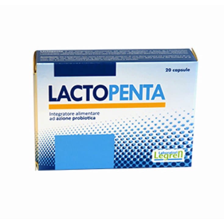 Lactopenta LEGREN – Probióticos con bacterias lácticas – 20 cápsulas