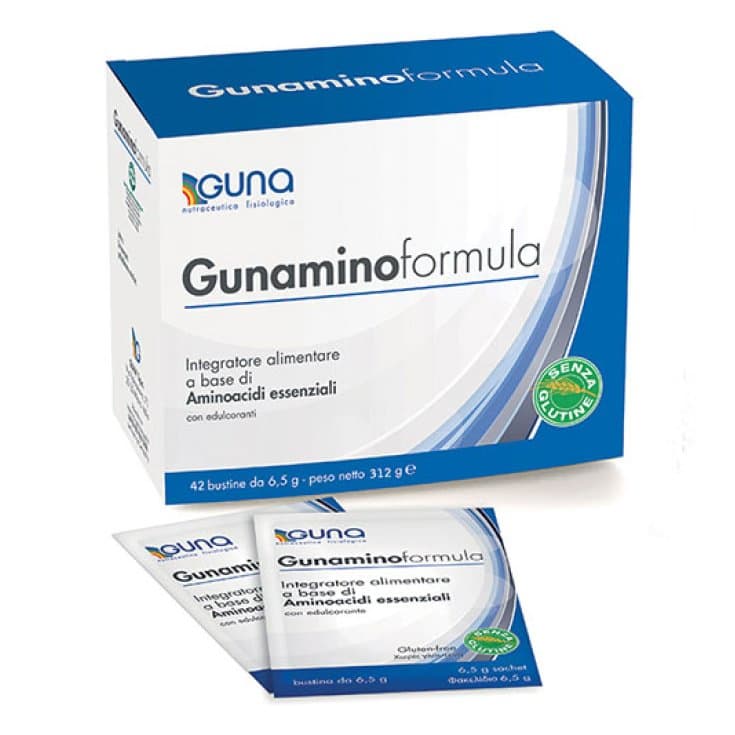 GunaAmino Formula – 42 sobres de aminoácidos esenciales