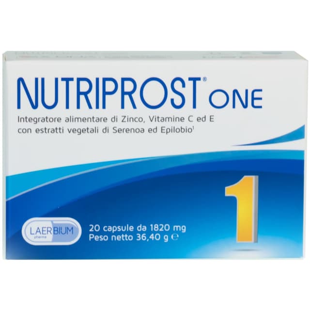 Serenoa + Vitamina C – 20 cápsulas | Nutriprost One