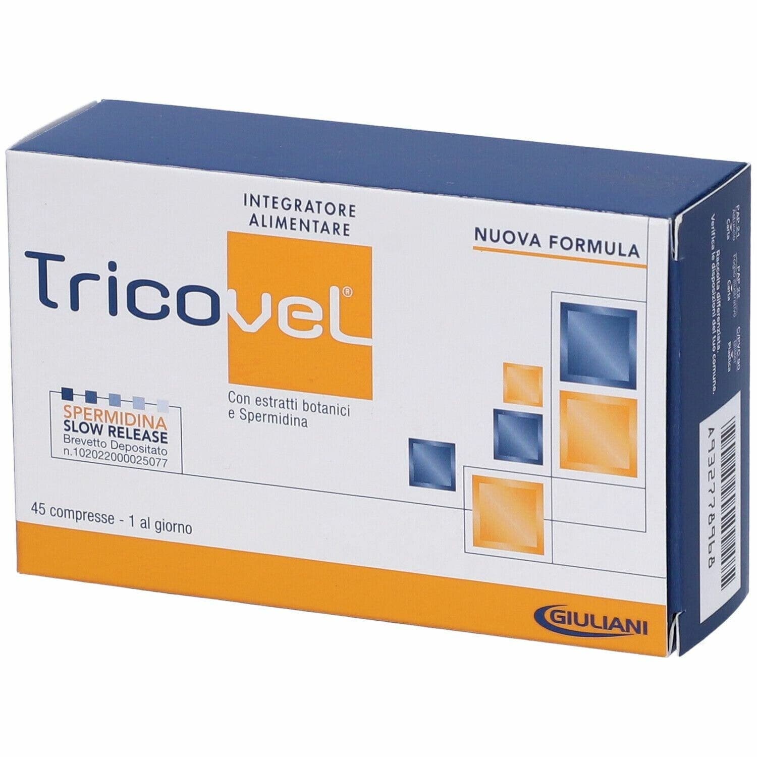 Tricovel Biotina + Zinc – 45 comprimidos