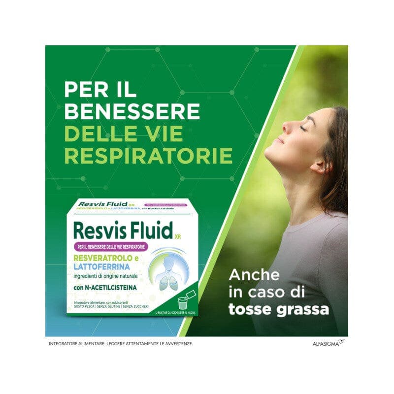 N-Acetilcisteína 600 mg + Resveratrol – 12 sobres | Resvis Fluid XR Biofutura