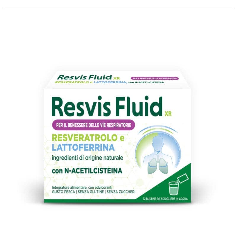 N-Acetilcisteína 600 mg + Resveratrol – 12 sobres | Resvis Fluid XR Biofutura