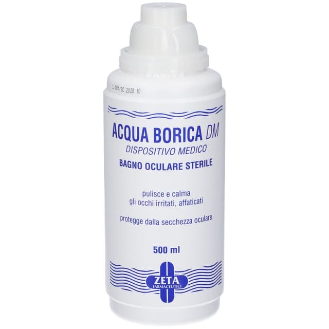 Acqua Borica Baño Ocular estéril – Agua Bórica, 100 ml