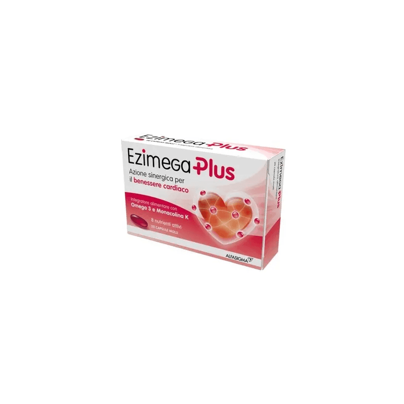 Omega-3 EPA y DHA – 20 cápsulas | Ezimega Plus