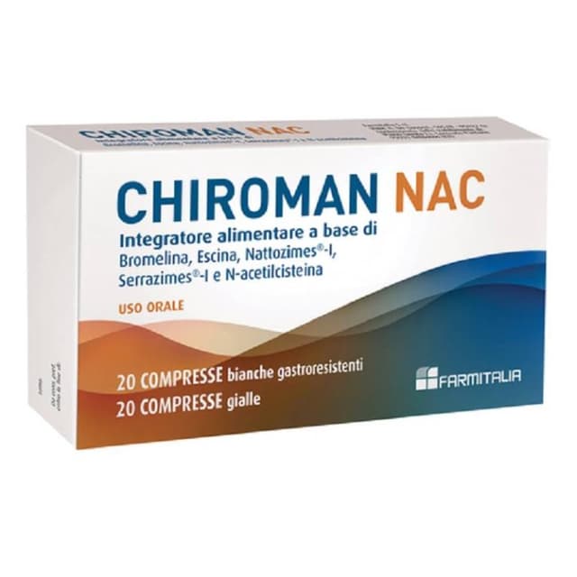 Chiroman NAC – 20 comprimidos + 20 cápsulas