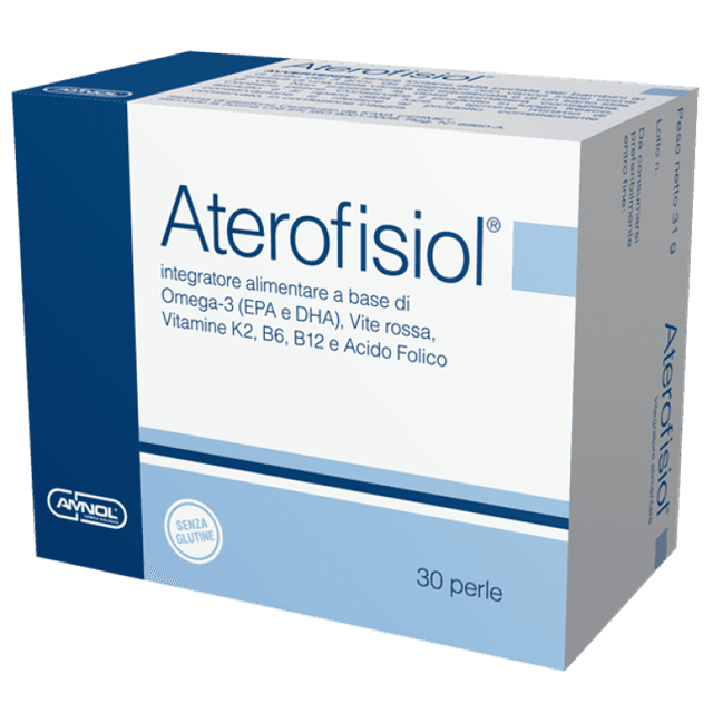 Omega-3 EPA y DHA + Hoja de vid roja – 30 perlas | Aterofisiol