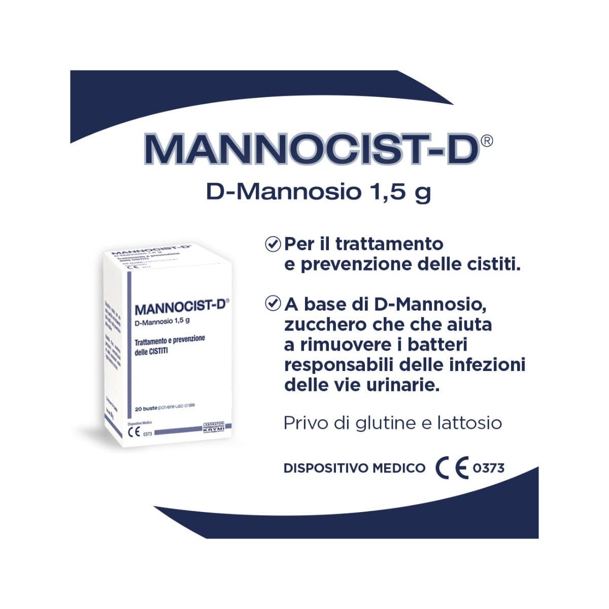 Mannocist D – 20 sobres