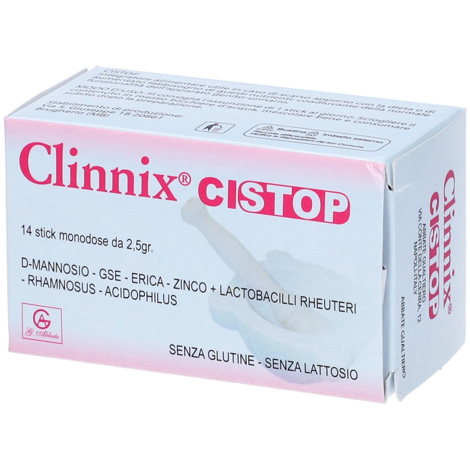 D-Manosa + Zinc – Complemento alimenticio 14 sticks | Clinnix Cistop