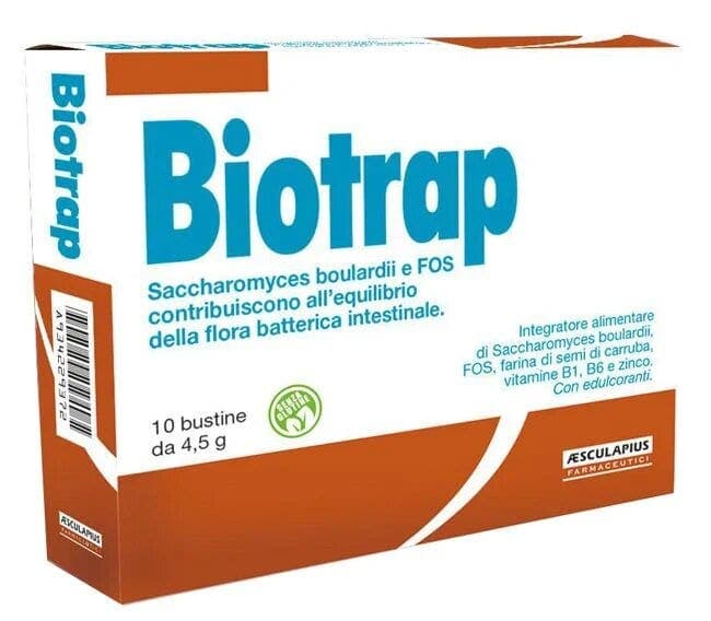 Saccharomyces boulardii + probióticos – 10 sobres sin azúcar | Biotrap