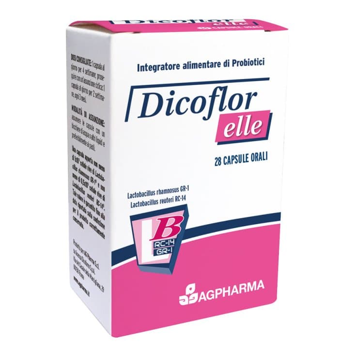 Probióticos con bacterias del ácido láctico – 28 cápsulas | Dicoflor Elle