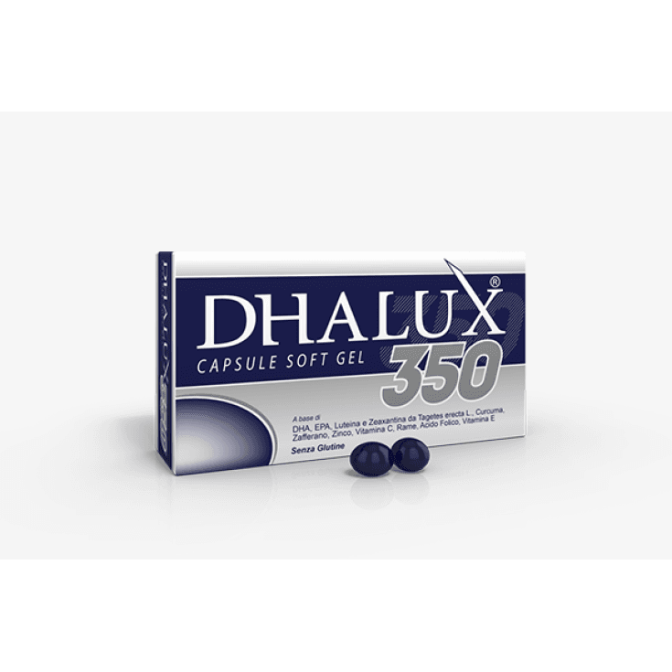 DHALUX 350 – Omega-3 EPA y DHA + Luteína – 30 cápsulas blandas