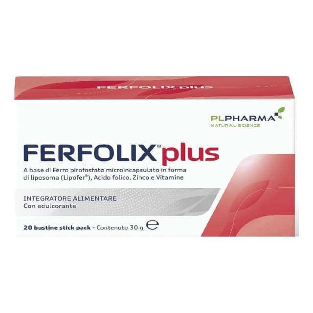 Vitamina C + Hierro – 20 sobres | Ferfolix Plus