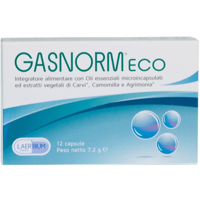 Gasnorm Eco – comino y aceites esenciales – 12 cápsulas