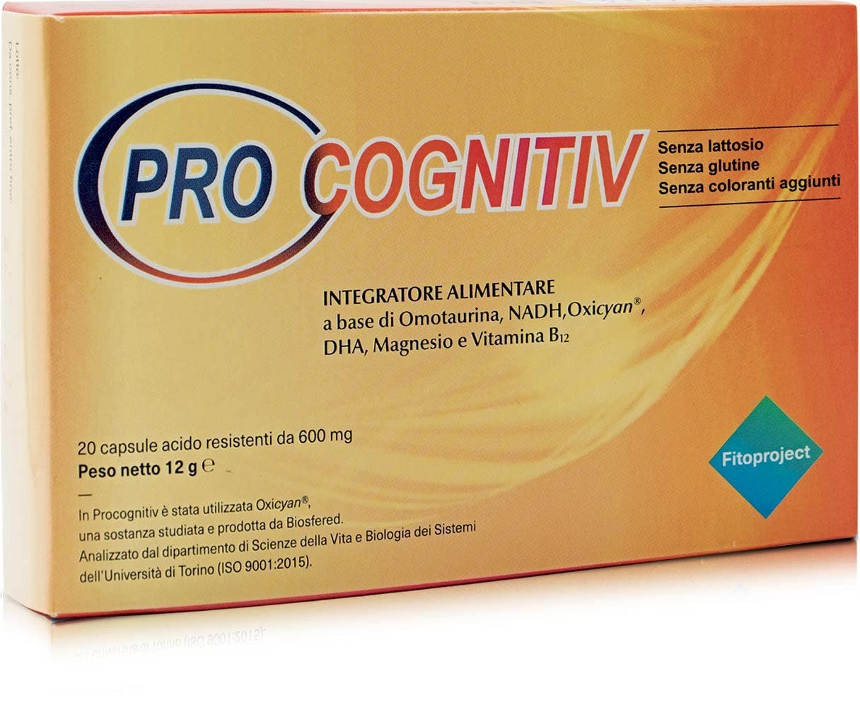 Procognitiv Magnesio + Vitamina B12 – 20 cápsulas de 12 g