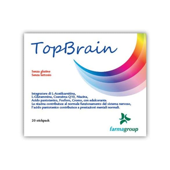 L-Carnitina + L-Glutamina – 20 sticks | Topbrain