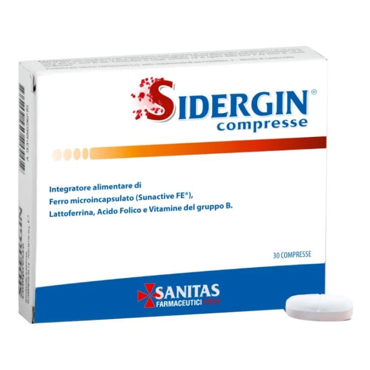 Hierro + Complejo de Vitamina B – 30 comprimidos | Sidergin