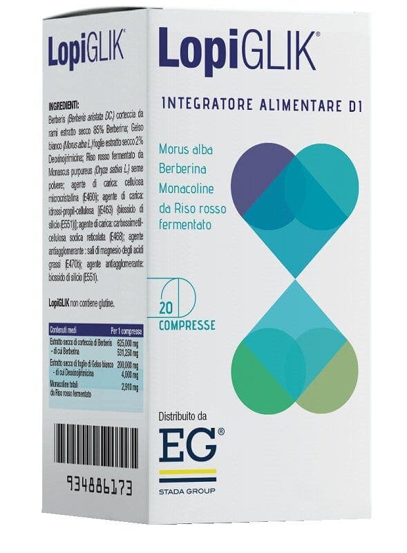 Berberina 625 mg + Morera Blanca – 20 comprimidos | Lopiglik