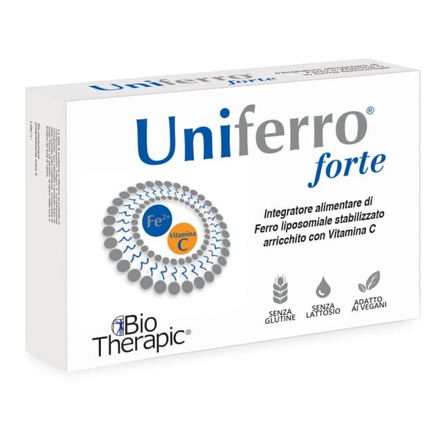 Uniferro Forte Hierro + Vitamina C – 30 cápsulas