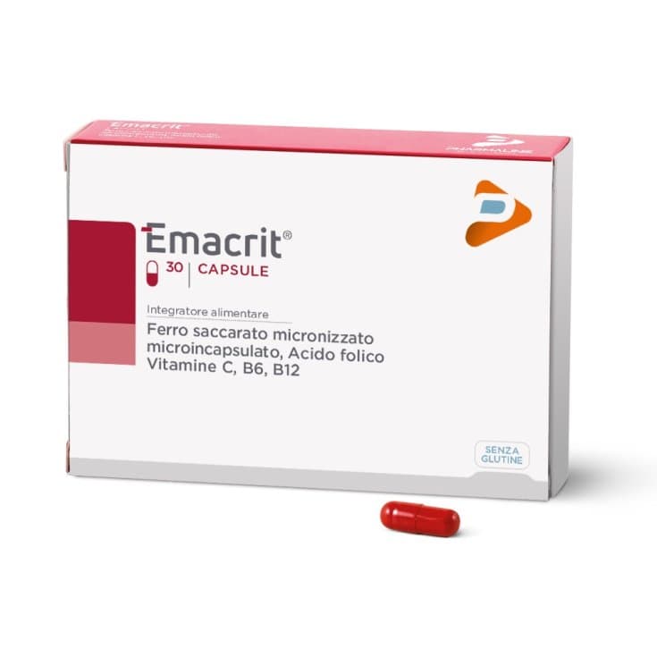 Hierro + Multivitaminas – 30 cápsulas | Emacrit