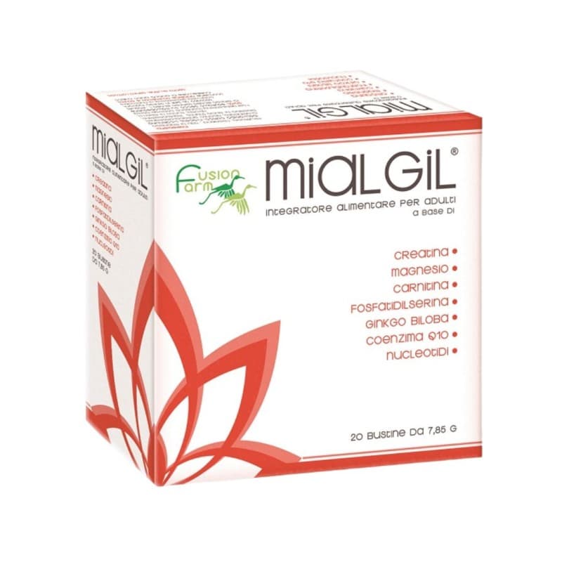 Creatina + Magnesio – 20 sobres | Mialgil