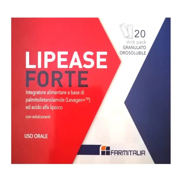 Palmitoiletanolamida (PEA) 300 mg – 20 sobres para disolver en la boca | Lipease Forte