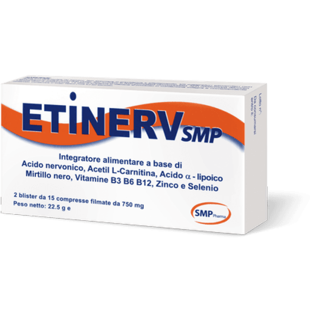 Etinerv Integ Acetil-L-Carnitina + Zinc – 30 comprimidos