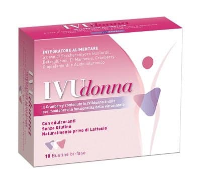 Arándano rojo 200 mg + D-Manosa – 10 sobres bifásicos para mujer | IVU Donna