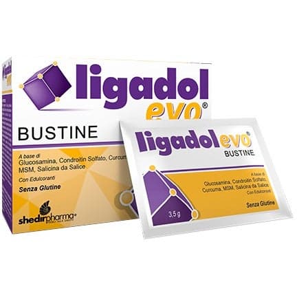 Glucosamina 500 mg + Condroitina – 20 sobres | Ligadol Evo