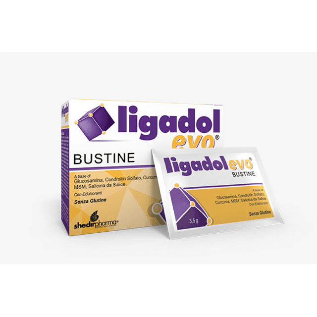 Glucosamina 500 mg + Condroitina – 20 sobres | Ligadol Evo