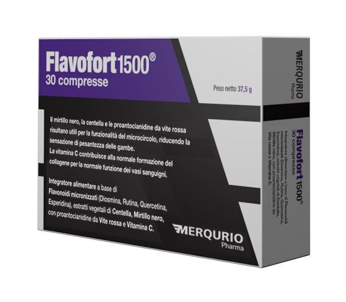 Diosmina 450 mg + Centella (Gotu Kola) – 30 comprimidos | Flavofort 1500