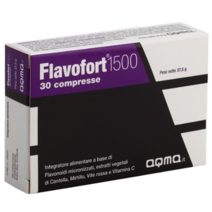Diosmina 450 mg + Centella (Gotu Kola) – 30 comprimidos | Flavofort 1500