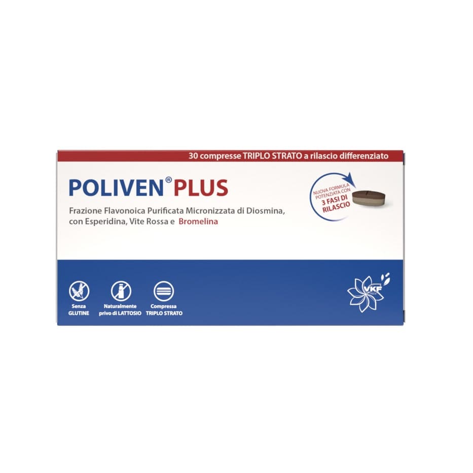 Diosmina + Hesperidina – 30 comprimidos | Poliven PLUS