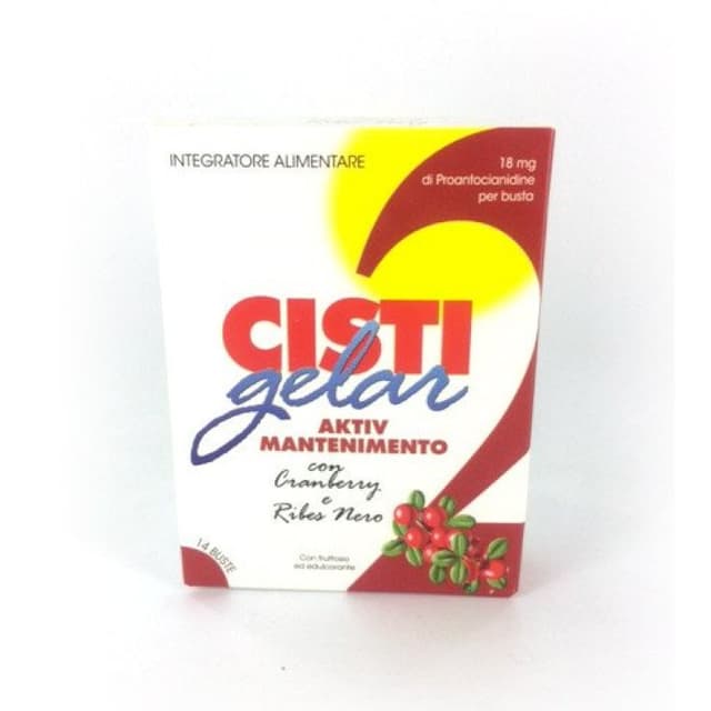 Arándano rojo + D-Manosa – 14 sobres | Cistigelar Aktiv 2 INT