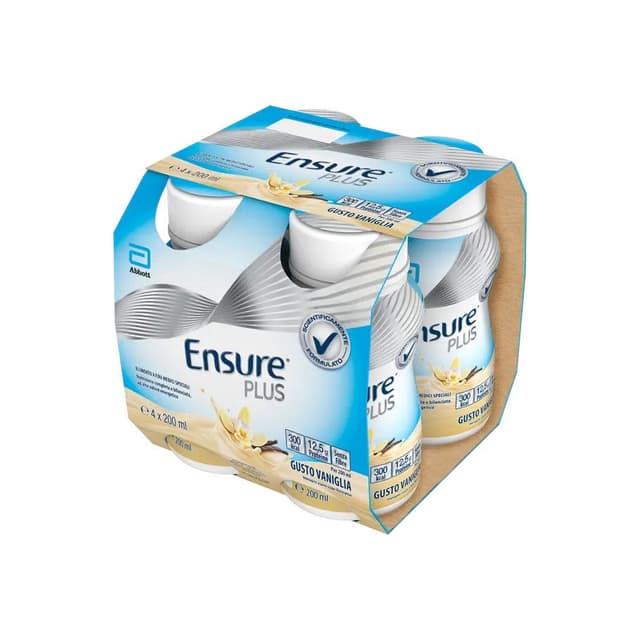 Ensure Plus Vainilla – 4 x 200 ml de bebida nutritiva