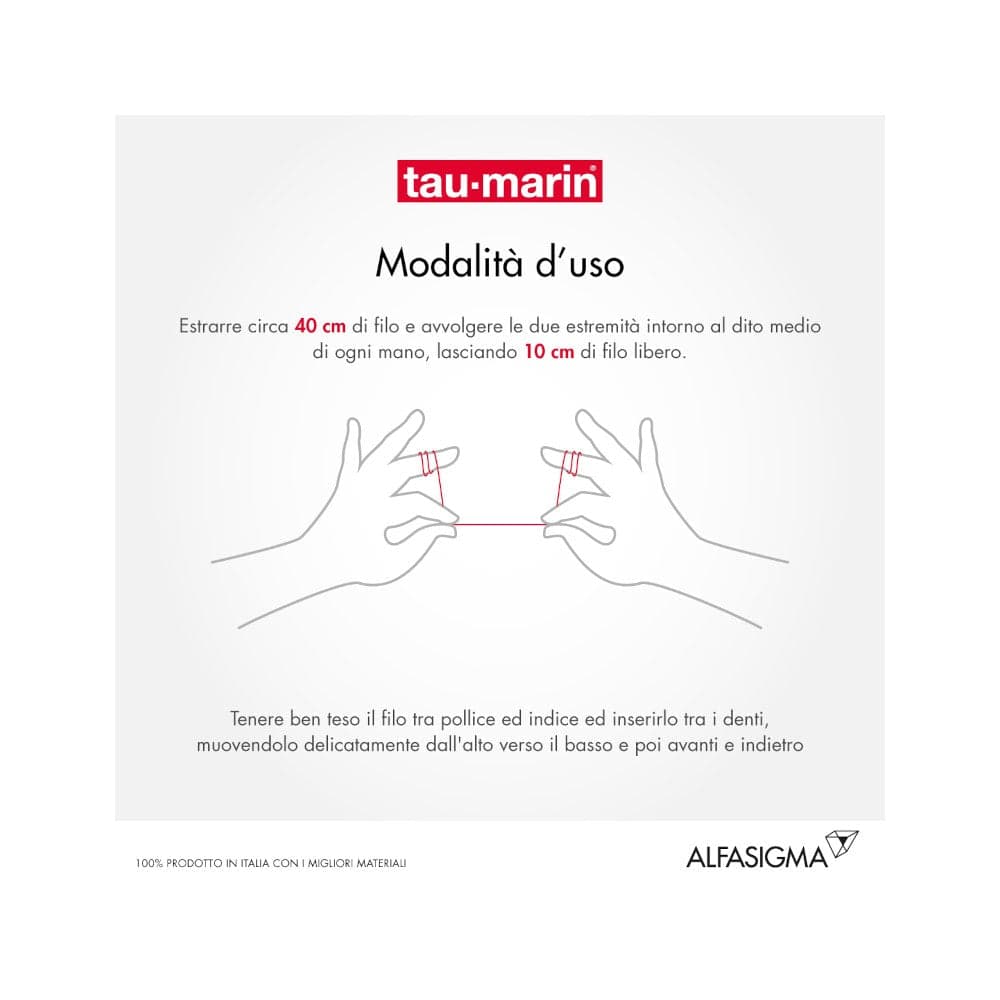 Taumarin Hilo Dental clásico – sin cera
