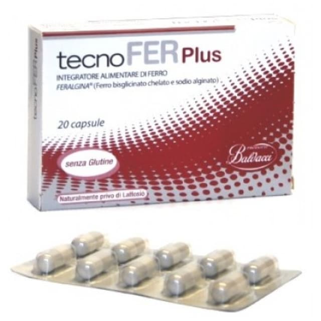 Hierro – 20 cápsulas | Tecnofer Plus