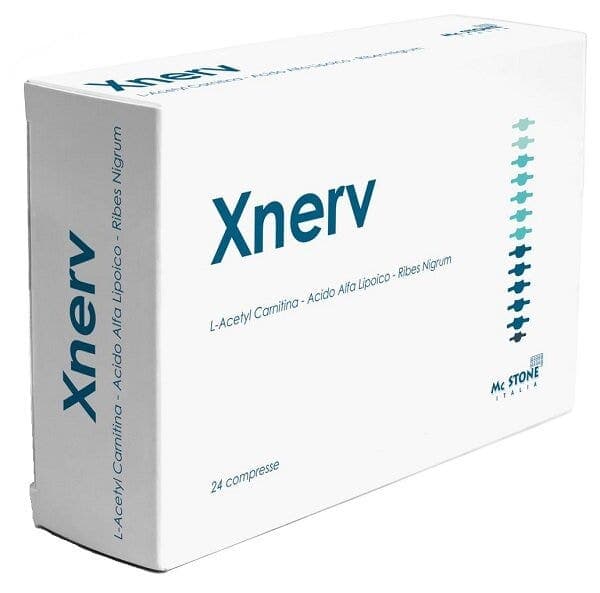 Xnerv – Acetil-L-Carnitina 500 mg + Ácido Alfa-Lipoico – 24 comprimidos