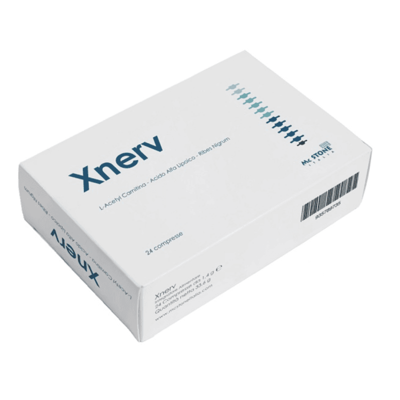 Xnerv – Acetil-L-Carnitina 500 mg + Ácido Alfa-Lipoico – 24 comprimidos