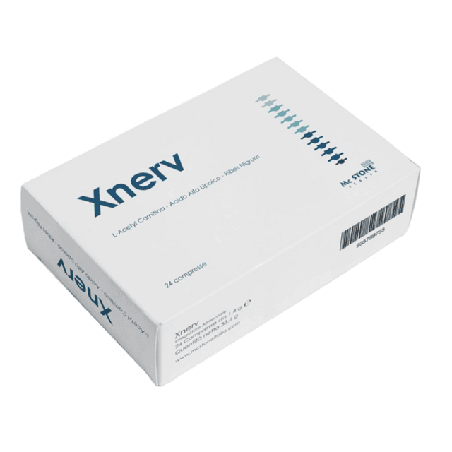 Xnerv – Acetil-L-Carnitina 500 mg + Ácido Alfa-Lipoico – 24 comprimidos