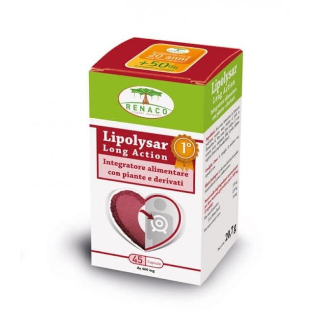 Lipolysar Long Action Arroz Rojo 3 mg – 45 cápsulas