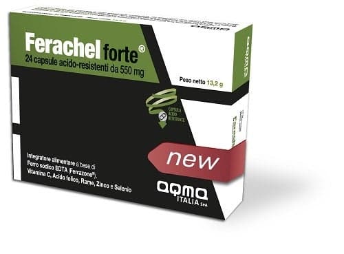 Hierro + Vitamina C – 24 comprimidos | Ferachel Forte