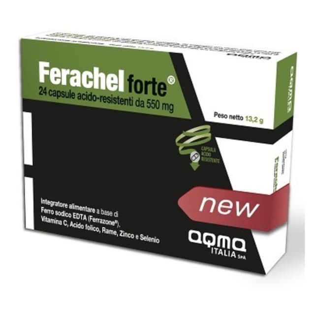Hierro + Vitamina C – 24 comprimidos | Ferachel Forte