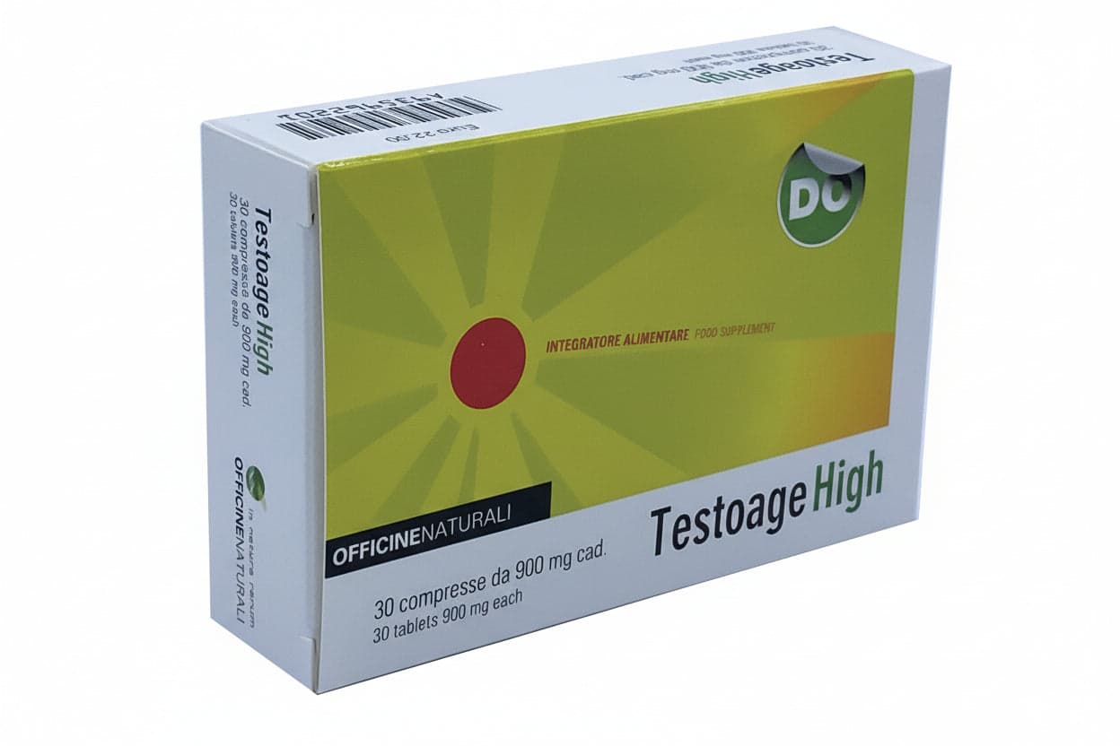 Testoage High Serenoa + Agnocasto – 30 comprimidos de 900 mg