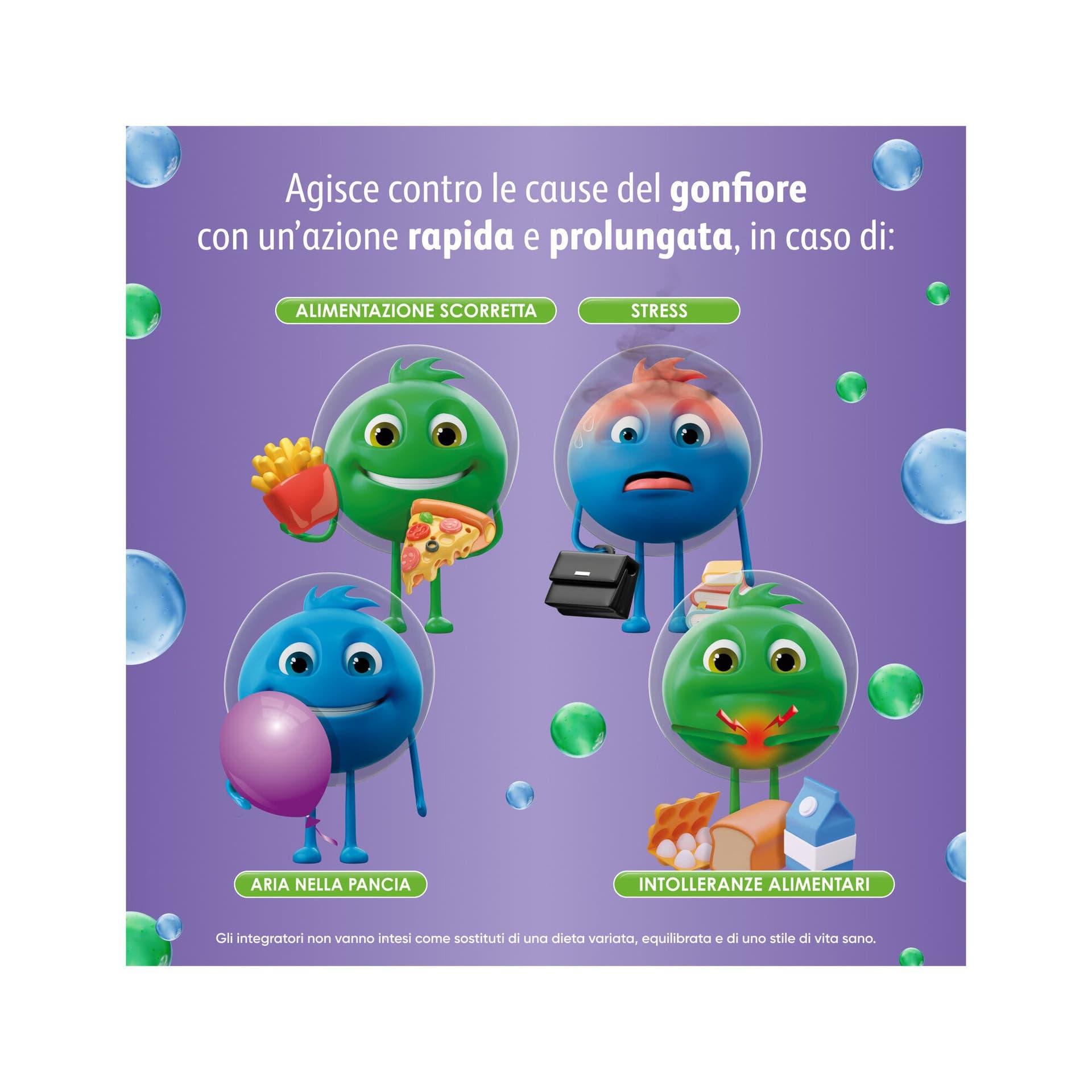 Probióticos con bacterias del ácido láctico – 20 sobres | Enterogermina Gonfiore