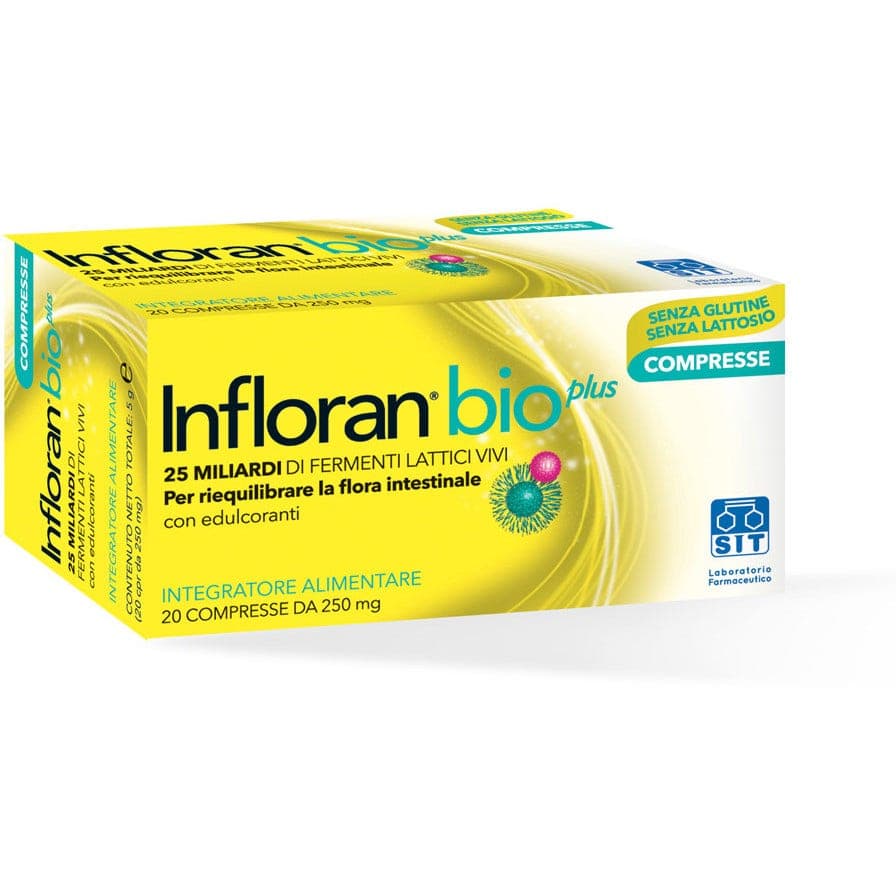 Probióticos con Bacterias Lácticas – 20 comprimidos | INFLORAN BIO PLUS