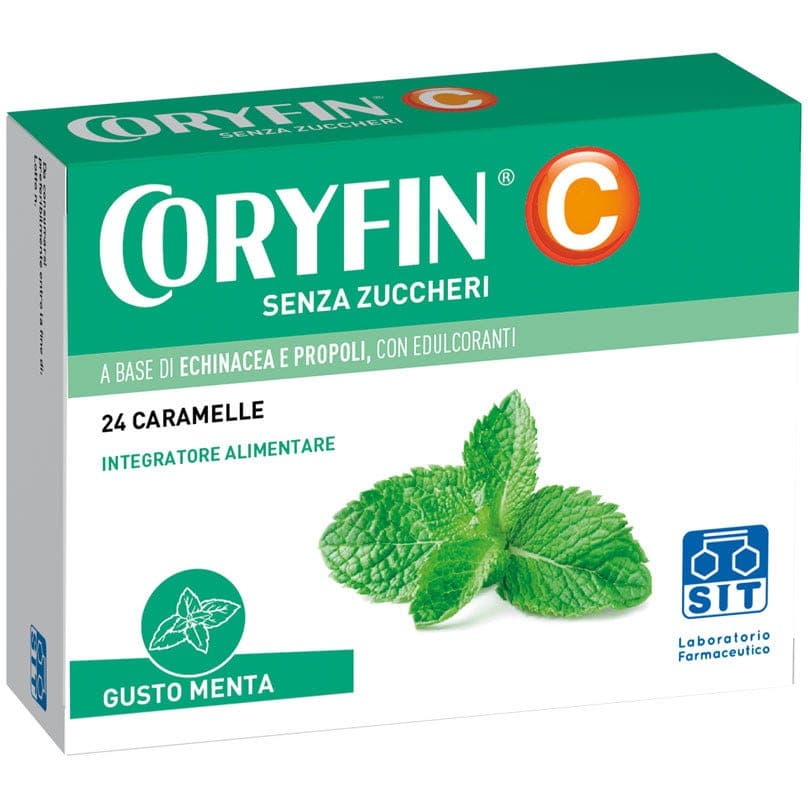 Vitamina C – Mentol, sin azúcar | Coryfin C Caramelos