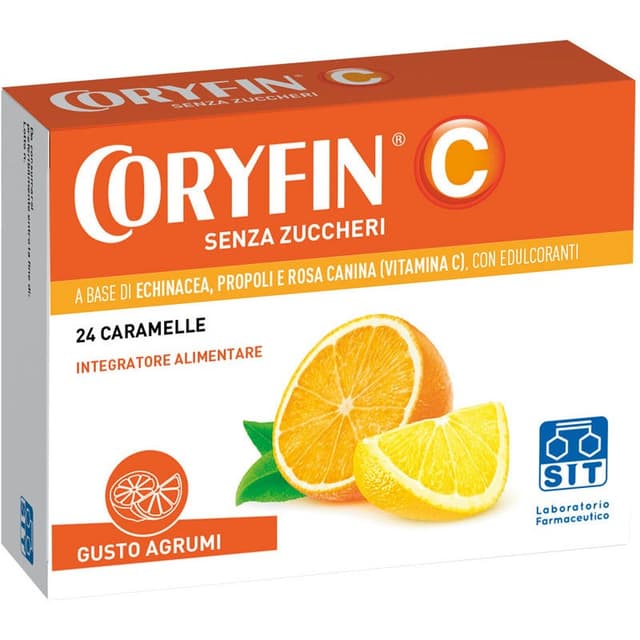 Equinácea + Própolis – Cítricos, sin azúcar | Coryfin C Caramelos