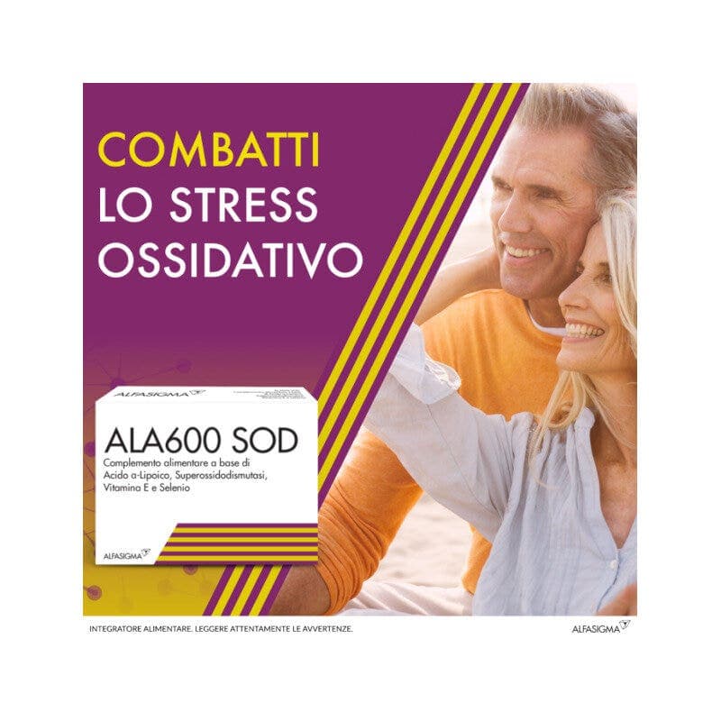 Ácido Alfa-Lipoico – 20 comprimidos de 1020 mg | ALA600 SOD