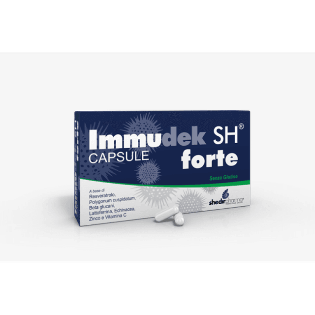 Resveratrol + Lactoferrina – 15 cápsulas | Immudek SH Forte