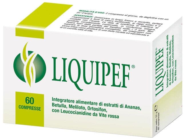 Abedul + Meliloto – 60 comprimidos | Liquipef